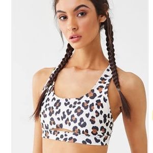 Forever21 leopard sports bra